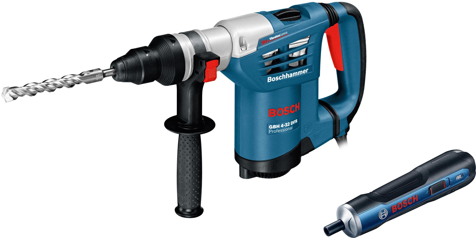 

Набор Bosch Перфоратор gbh 4-32 dfr (0.611.332.100) +Отвертка аккумуляторная go solo (0.601.9h2.020)
