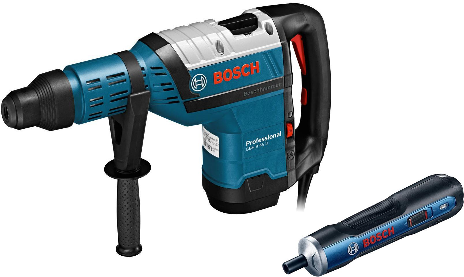 

Набор Bosch Перфоратор gbh 8-45 d +Отвертка аккумуляторная go solo (0.601.9h2.020)