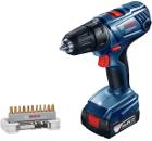 Изображение товара Набор BOSCH Дрель-шуруповерт GSR 140-Li (06019F8020) +Набор бит Max Grip (2608522134)