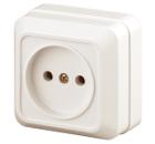 Изображение товара Розетка силовая INTRO 2-201-02 IP 20 16А 250В слоновая кость