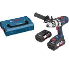 Изображение товара Аккумуляторная дрель Bosch GSB 36 VE-2-LI в кейсе с двумя аккумуляторами и зарядным