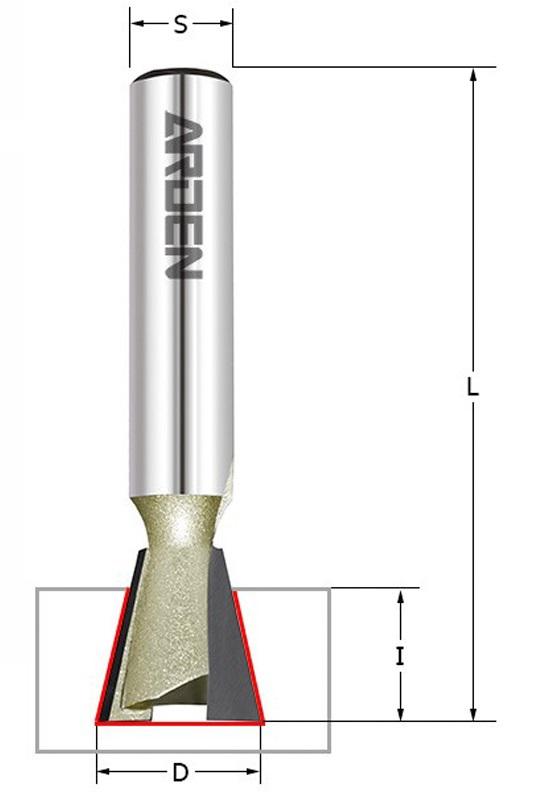 

Фреза Arden 206825, 206825