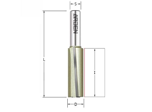 Изображение товара Фреза ARDEN 110257A пазовая 12мм x 38мм для дерева и пластика