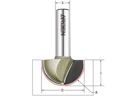 Изображение товара Фреза ARDEN 6мм для пазов по дереву и камню 203802