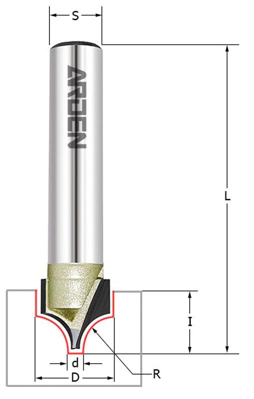 

Фреза Arden Ф10мм s8мм i10мм (209830, Ф10мм s8мм i10мм (209830)