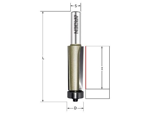Изображение товара Фреза ARDEN 151262 обгонная 12.7мм для дерева и пластика