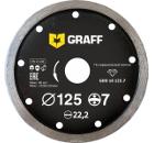 Круг алмазный GRAFF (GDD 16 125.7) Ф125х22мм по керамике