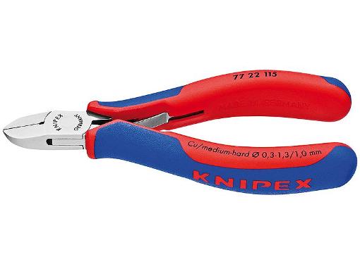 Изображение товара Бокорезы KNIPEX KN-7722115 для электроники и точных работ 115 мм