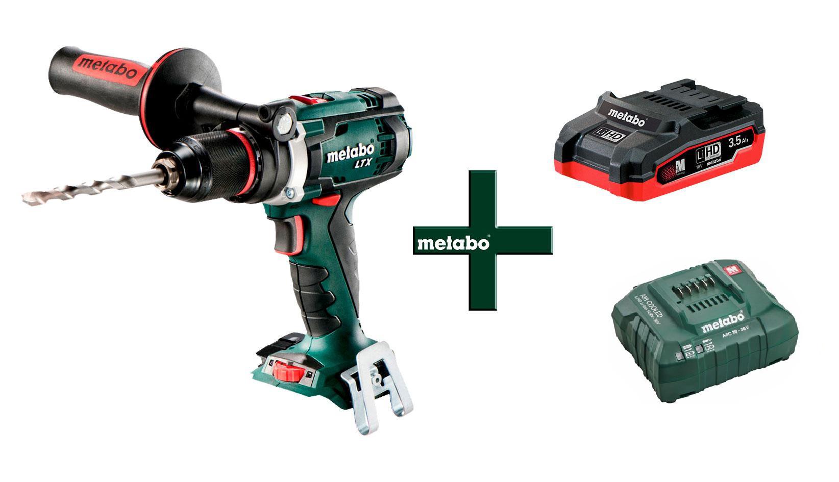 

Дрель-шуруповерт Metabo Bs 18 ltx impuls 602102820, Bs 18 ltx impuls 602102820