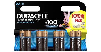  DURACELL LR6-8BL : AA (LR6) (-  . 8.)