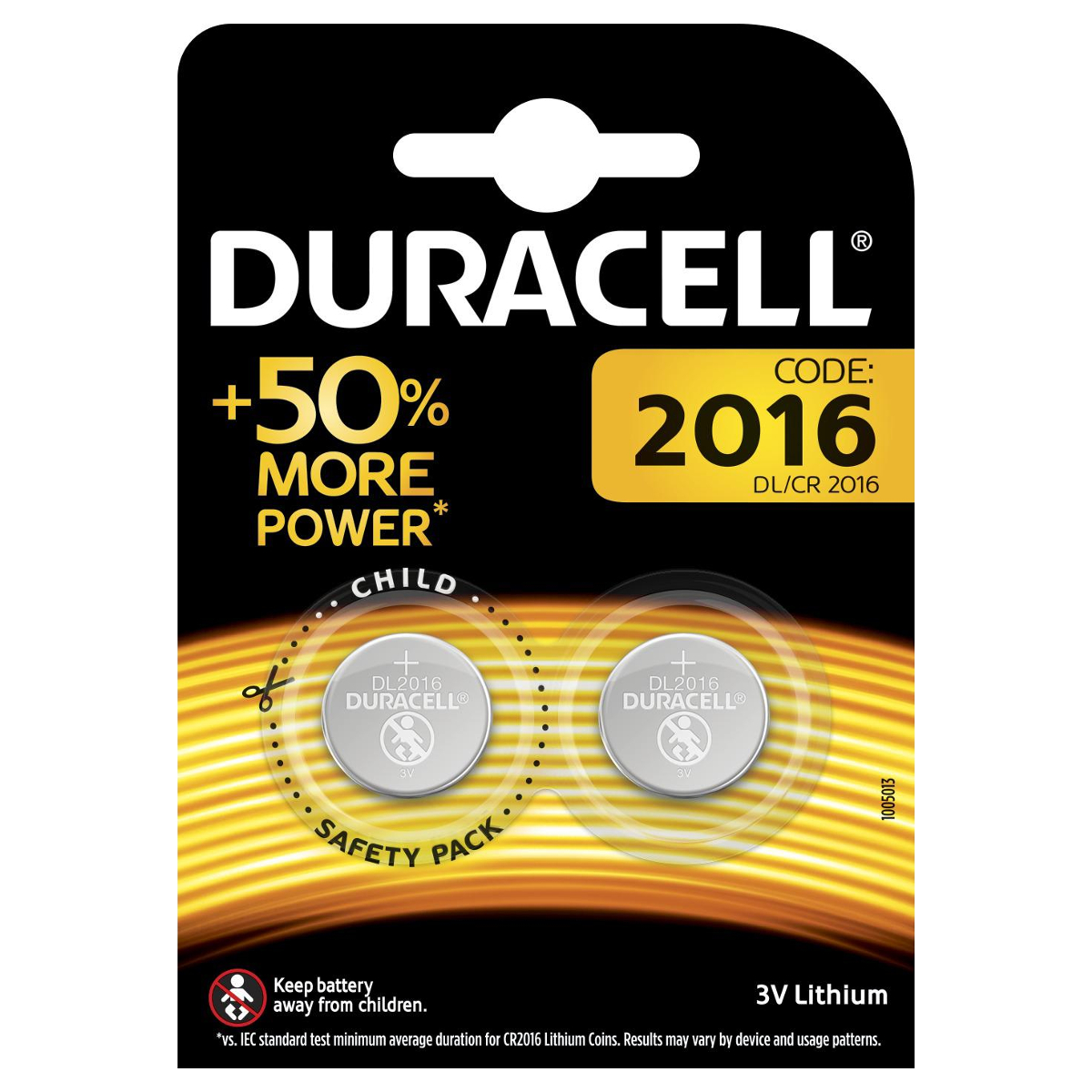 Батарейка DURACELL CR2016-2BL Тип: CR2016 (Кол-во в уп. 2шт.) купить в Уфе  по доступной цене: характеристики и фото