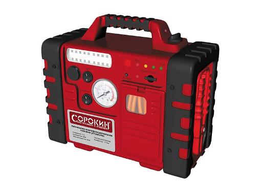 Изображение товара Пусковое устройство СОРОКИН 12.100 автономное 400А 12В для легковых и грузовых автомобилей