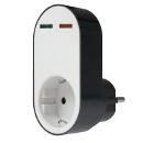 Сетевой фильтр SCHWABE 18611AS FLASH 1гнездо 230В 16A 3500Вт черный