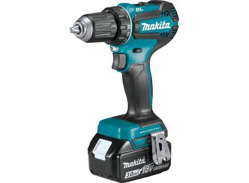 Изображение товара Аккумуляторная дрель-шуруповерт Makita DDF485RFE с набором бит B-36170