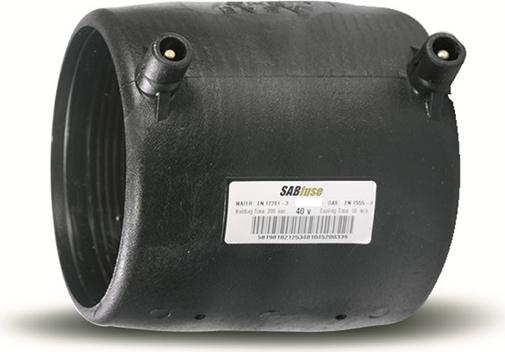 

Муфта Sabfuse Pn16 sdr11 pe100 d160, Pn16 sdr11 pe100 d160