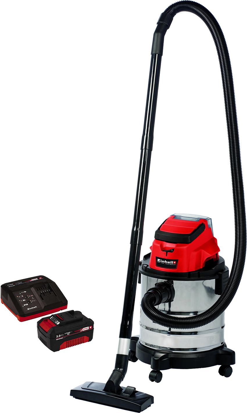 

Набор Einhell Набор Пылесос einhell pxc tc-vc 18/20 li s-solo (2347130)+einhell pxc 18В 3 Ач (4512041)