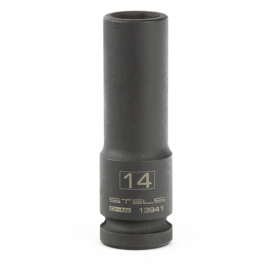 

Головка торцевая Stels размер 14мм, h 118мм, s 1/2'' (13941, размер 14мм, h 118мм, s 1/2'' (13941)