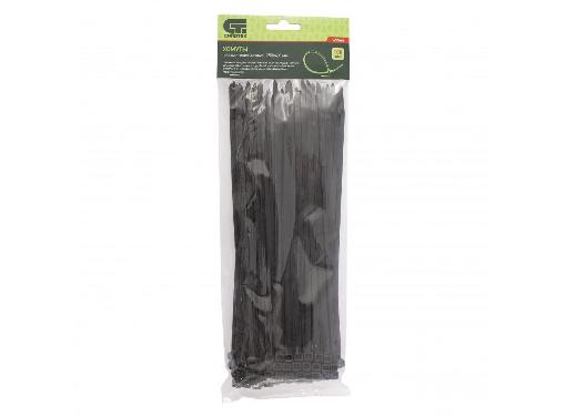 Изображение товара Пластиковый хомут СИБРТЕХ 250 мм черный 100 шт для кабелей проводов