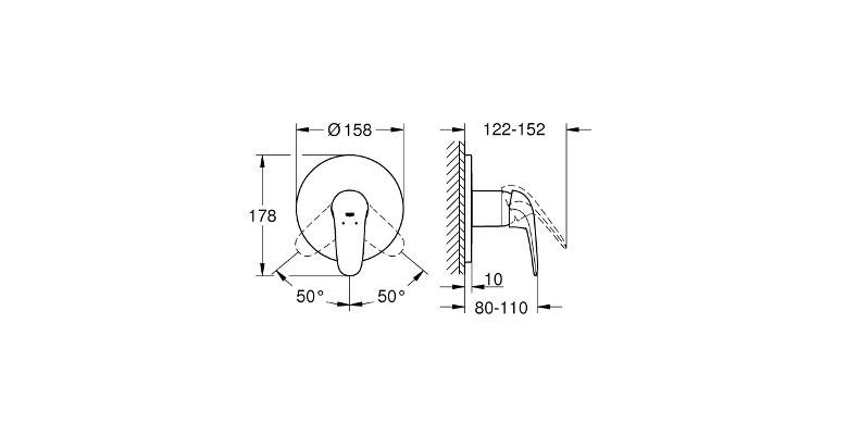 ��������� ��� ���� GROHE Eurostyle New 24046003