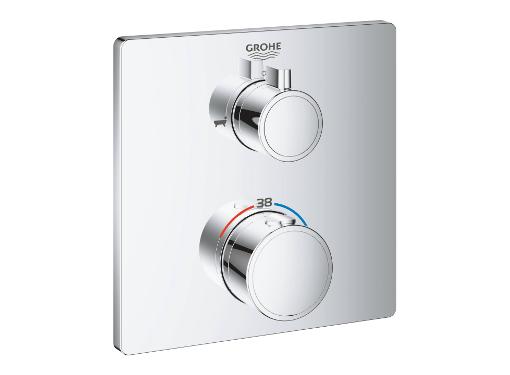 Изображение товара Термостат GROHE Grohtherm 24080000 для ванны с системой безопасности и управлением