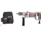 Изображение товара Набор CROWN Дрель ударная CT10032 + подарок Сумка поясная WORKPRO W081015