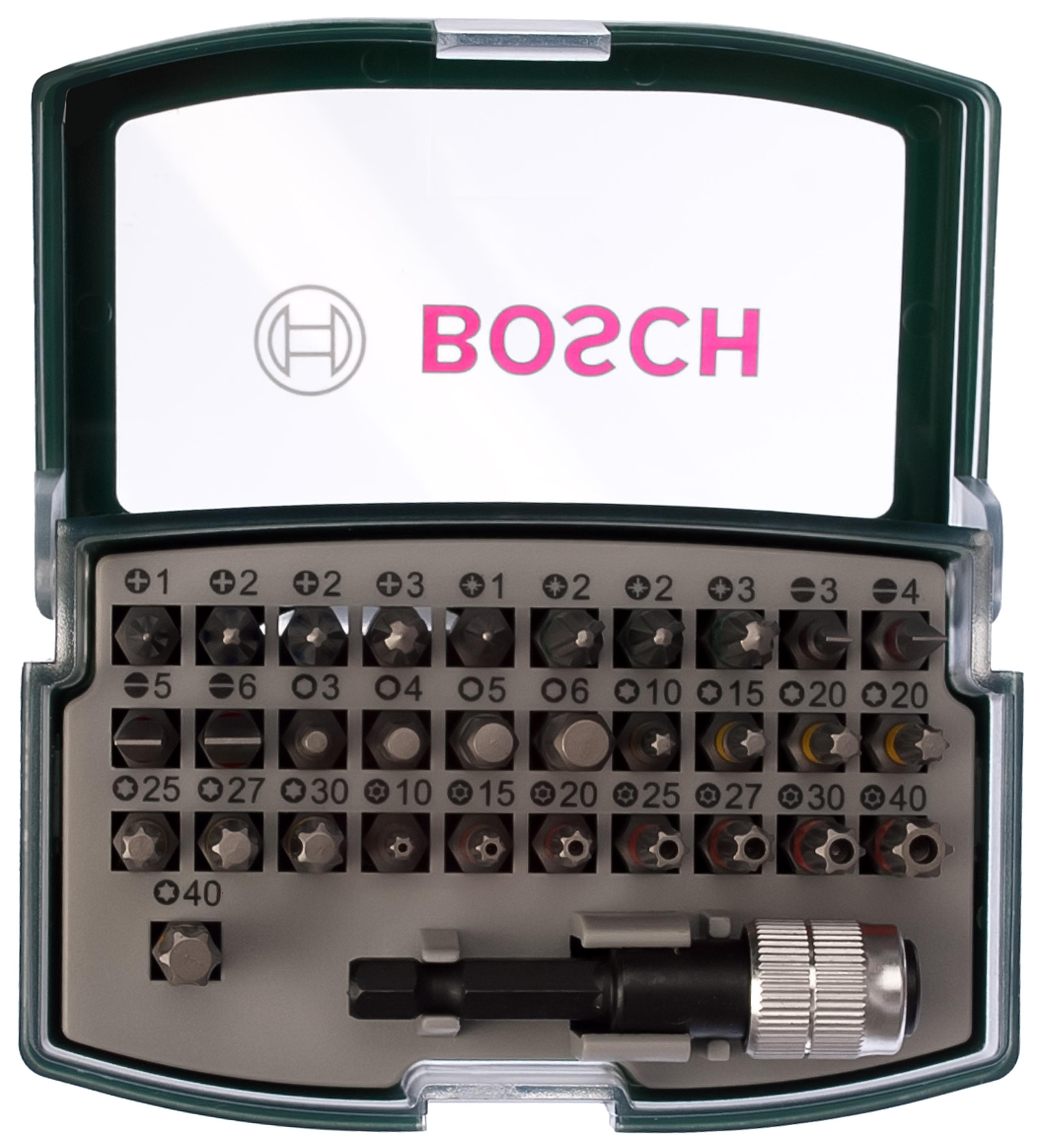 Набор бит Bosch 25мм (2607017063) 32 colored promoline