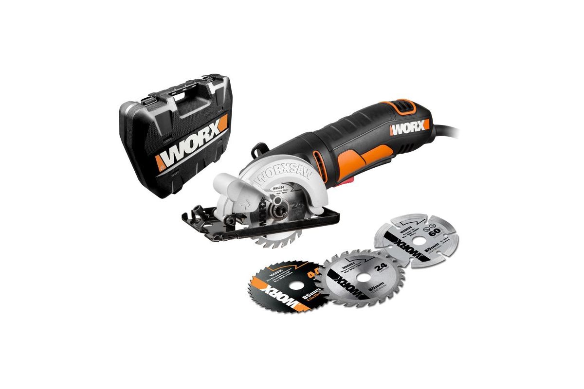 Worx wx423 400w 85mm compact circular saw discount 240v