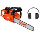 Изображение товара Бензопила Echo CS-350WES среднего класса с шиной 14 дюймов и наушники противошумные