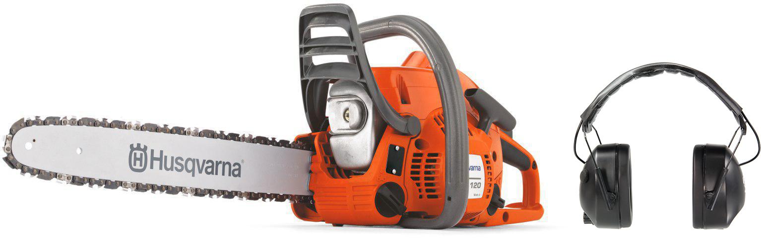 

Набор Husqvarna Бензопила 120 mark ii +Наушники противошумные 22929, Бензопила 120 mark ii +Наушники противошумные 22929