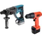 Набор MAKITA Перфоратор DHR202RFE аккумуляторный +Дрель аккумуляторная CD121K-RU