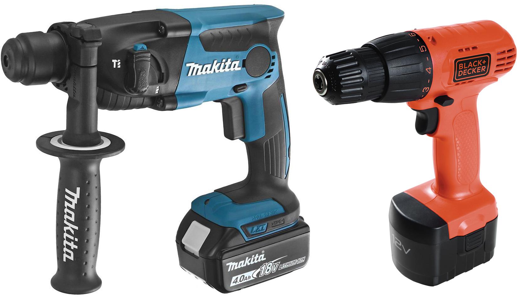 

Набор Makita Перфоратор dhr165rme +Дрель аккумуляторная cd121k-ru