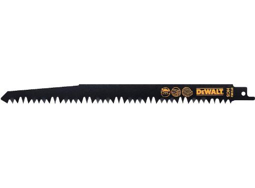 Изображение товара Полотно для сабельной пилы DEWALT 240мм 4-5 TPI HCS 5 шт