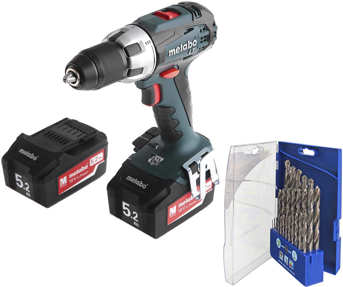 

Набор Metabo Дрель аккумуляторная bs 18 lt 5.2 (602102650) +Набор сверл 640-315 металл, Дрель аккумуляторная bs 18 lt 5.2 (602102650) +Набор сверл 640-315 металл