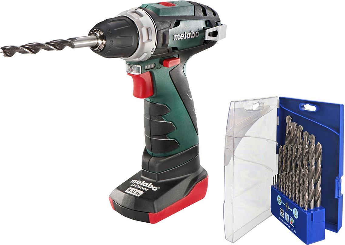 

Набор Metabo Дрель аккумуляторная powermaxx bs 4+4 (600080510) +Набор сверл 640-315 металл, Дрель аккумуляторная powermaxx bs 4+4 (600080510) +Набор сверл 640-315 металл