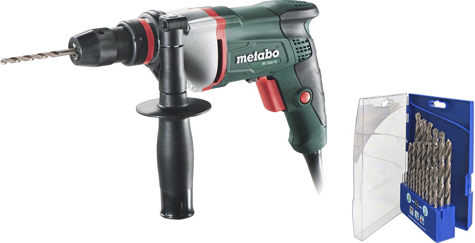 

Набор Metabo Дрель be 500/10 (600353000) +Набор сверл 640-315 металл, Дрель be 500/10 (600353000) +Набор сверл 640-315 металл