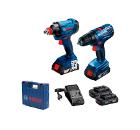 Набор аккумуляторного инструмента BOSCH GDX 180-LI + GSR 180-LI (0.601.9G5.222)