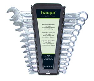 

Набор комбинированных гаечных ключей в держателе, 12 шт. Haupa 110250 (6 - 22 мм, 110250 (6 - 22 мм)