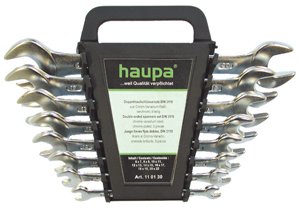 

Набор рожковых гаечных ключей в держателе, 8 шт. Haupa 110130 (6 - 22 мм), 110130 (6 - 22 мм)
