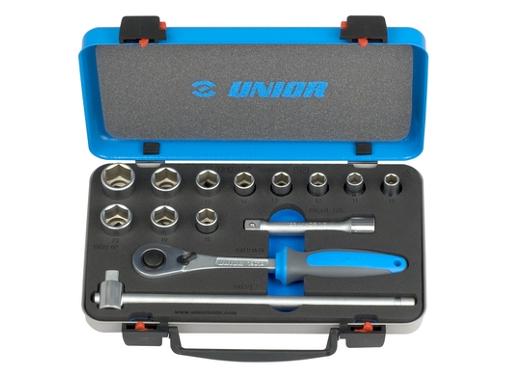 Изображение товара Набор торцевых ключей UNIOR 190BI6P14, 14 предметов, Словения