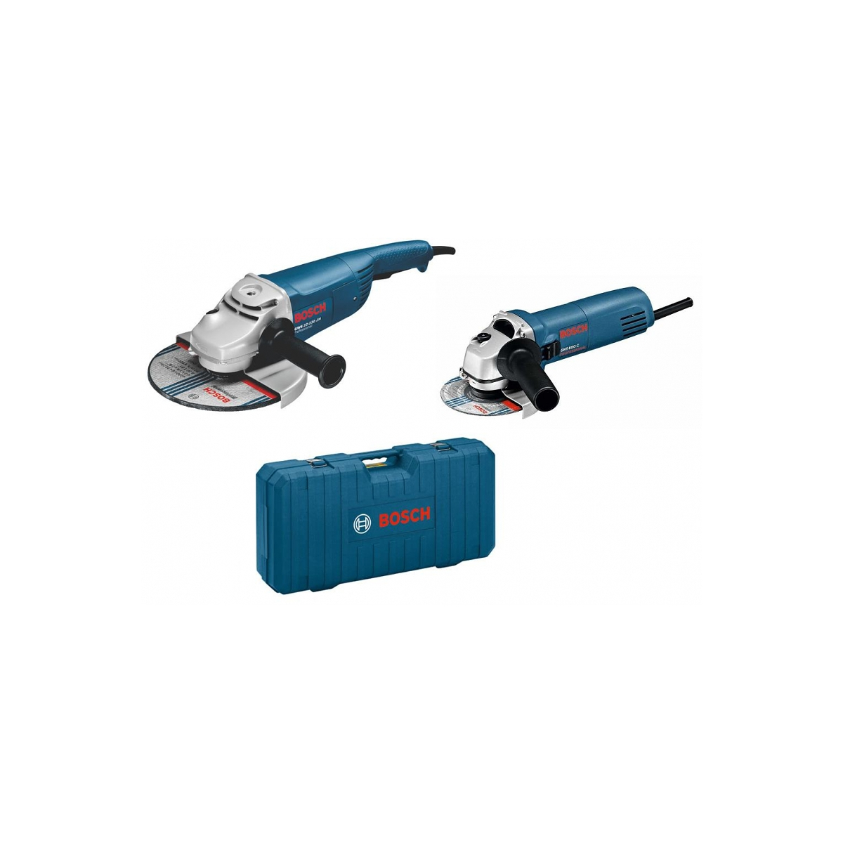 УШМ (болгарка) Bosch GWS 22-230 JH + GWS 850 C в кейсе (0615990DG0) - цена,  отзывы, фото и инструкция - купить в Москве, СПб и РФ