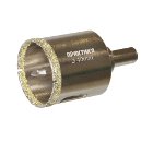 Коронка алмазная ПРАКТИКА Ф40х70мм трехгранный "Профи" (917-651)