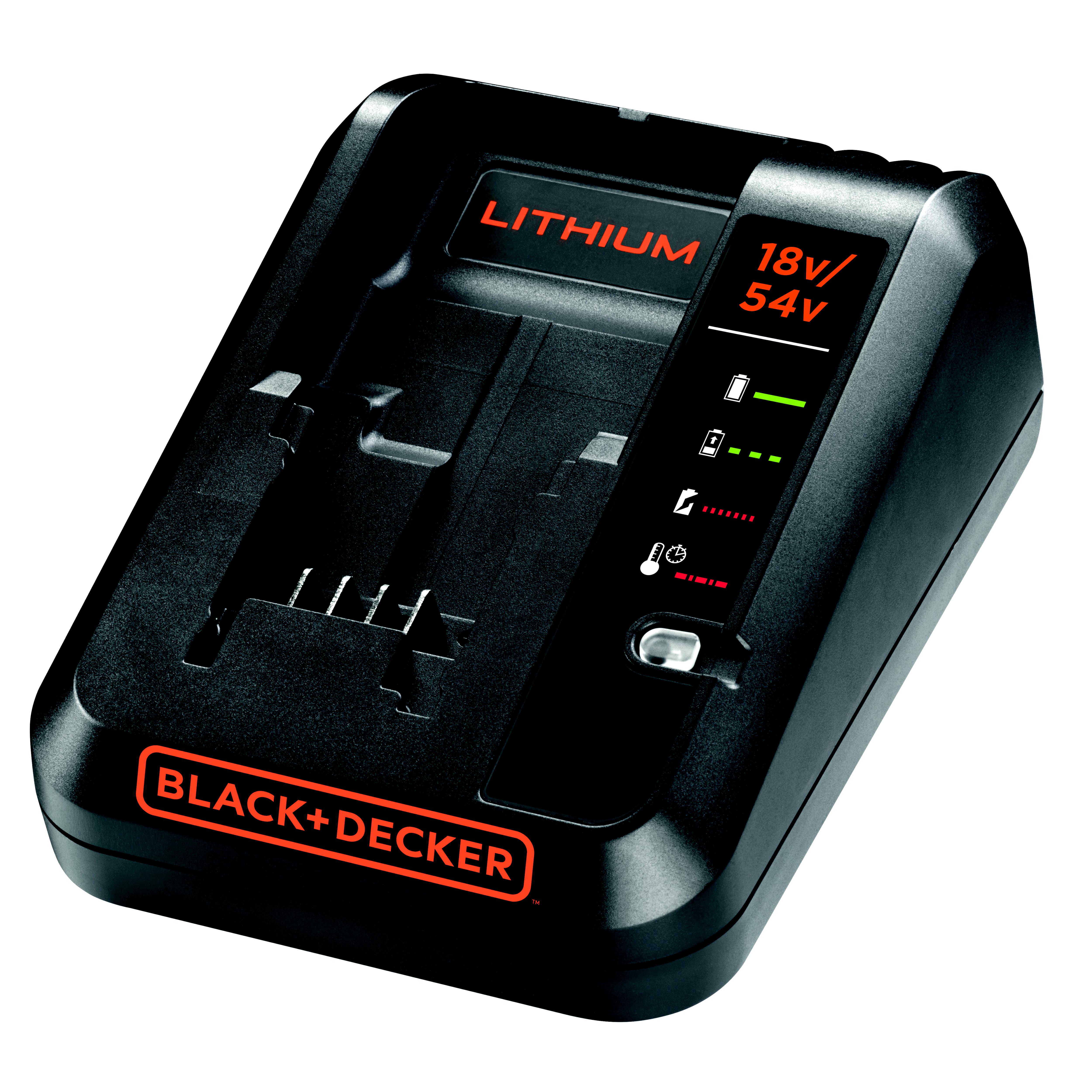 фото Зарядное устройство black & decker 18-54в li-ion (bdc2a-qw)