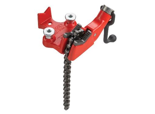 Изображение товара Тиски для труб RIDGID BC210 40185 цепные, 60 мм, верстачные, США