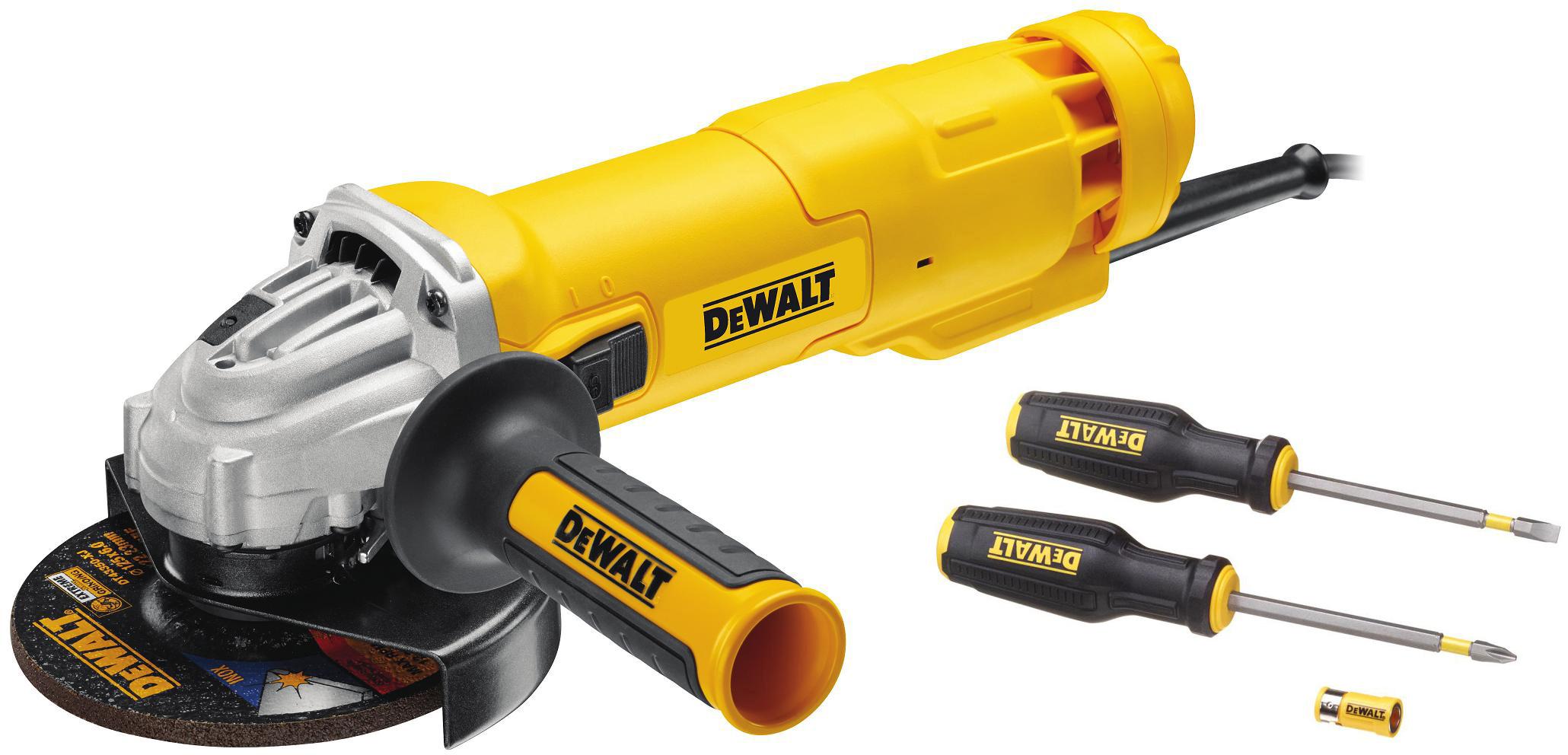 

Набор Dewalt УШМ (болгарка) dwe 4215 +Набор отверток dwht0-62057, УШМ (болгарка) dwe 4215 +Набор отверток dwht0-62057