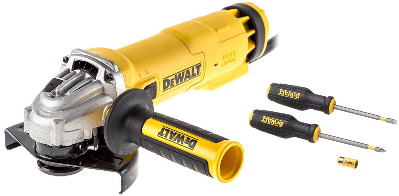

Набор Dewalt УШМ (болгарка) dwe4237qs +Набор отверток dwht0-62057, УШМ (болгарка) dwe4237qs +Набор отверток dwht0-62057