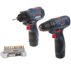 Набор BOSCH Набор гайковерт GDR120-LI + дрель GSR 120-LI (06019F0002) +Набор бит Max Grip 2608522133