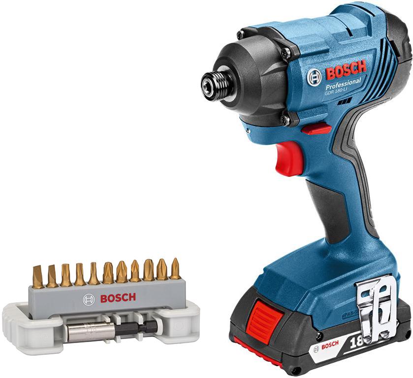 

Набор Bosch Гайковерт аккумуляторный gdr 180-li (0.601.9g5.120) +Набор бит max grip 2608522133, Гайковерт аккумуляторный gdr 180-li (0.601.9g5.120) +Набор бит max grip 2608522133