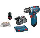 Изображение товара Шуруповерт BOSCH GSR 12V-20 + Набор бит Max Grip 2608522133