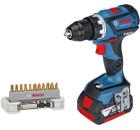 Изображение товара Набор BOSCH Дрель аккумуляторная GSR 18V-60 C (06019G1100) +Набор бит Max Grip 2608522133 Изображение товара Набор BOSCH Дрель аккумуляторная GSR 18V-60 C (06019G1100) +Набор бит Max Grip 2608522133