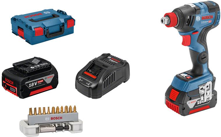 

Набор Bosch Гайковерт аккумуляторный gdx 18v-200 c (06019g4201) +Набор бит max grip 2608522133, Гайковерт аккумуляторный gdx 18v-200 c (06019g4201) +Набор бит max grip 2608522133